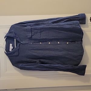 Old Navy-Men's XL Blue Button Shirt